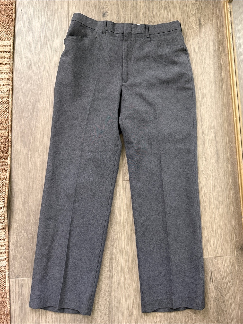 Haggar Men’s Gray Dress Pants - Classic Straight Leg